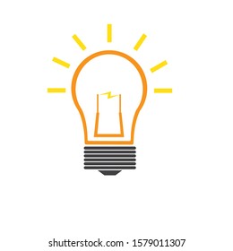 lamp light icon vektor template