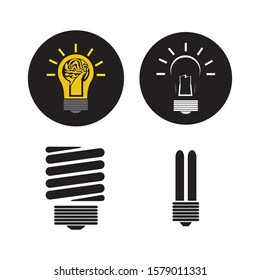 lamp light icon vektor template