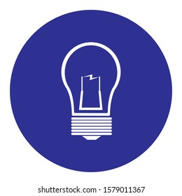 lamp light icon vektor template