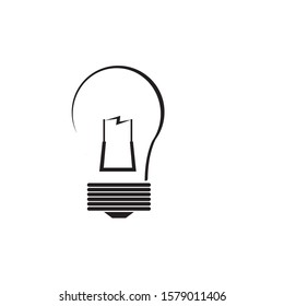 lamp light icon vektor template