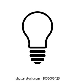 Lamp light vector icon illustration