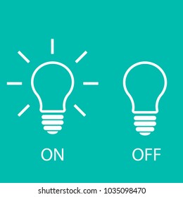 Lamp light vector icon illustration