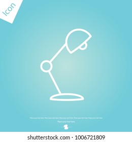 Lamp line icon