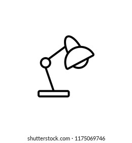 lamp line icon
