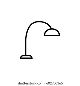 Lamp line icon