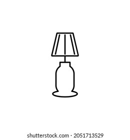 lamp line icon Decoration set