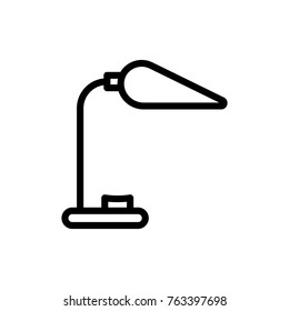 Lamp line icon. High quality black outline logo for web site design and mobile apps. Vector illustration on a white background.