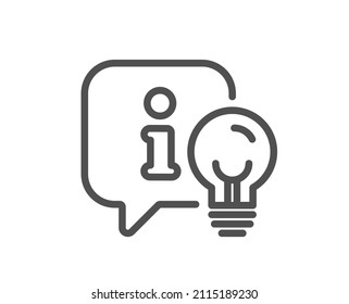 Icono de la línea de la lámpara. Signo de la lámpara de luz ideal. Símbolo de iluminación interior. Elemento de diseño de calidad. Icono de lámpara de estilo lineal. Trazo editable. Vector
