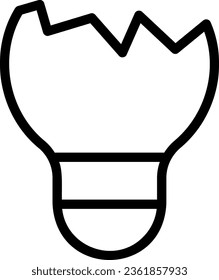 lamp line icon illustration vector