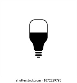 Lamp line icon on white background. Vector illustration. Lamp on transparent background.