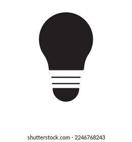 Lamp line icon on white background. Vector illustration.