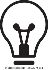 Conjunto de iconos de línea de lámpara. Idea lámpara icono de colección. Estilo plano. Idea icono símbolo Vector.
