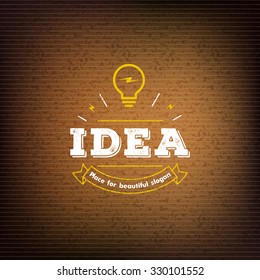  Lamp line icon. Vector illustration brainstorm logo isolated. Incandescent glowing. Bulb daylight.
