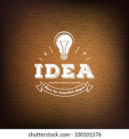 Lamp line icon. Vector illustration brainstorm logo isolated. Incandescent glowing. Bulb daylight.