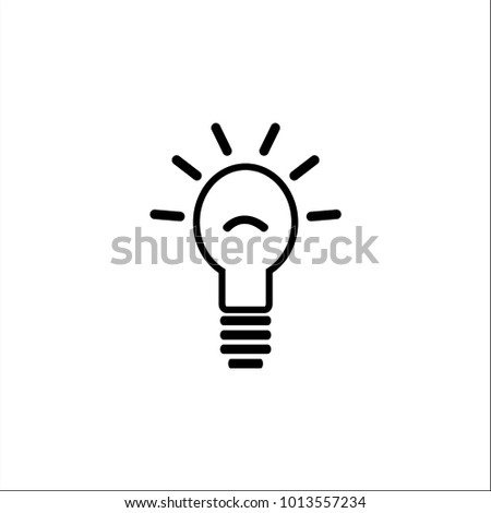 Lamp line icon. Vector illustration.