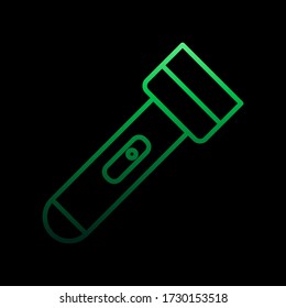 lamp line nolan icon. Simple thin line, outline vector of camping icons for ui and ux, website or mobile application