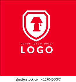 lamp logo concept. Designed for your web site design, logo, app, UI