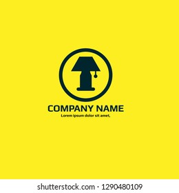 lamp logo concept. Designed for your web site design, logo, app, UI