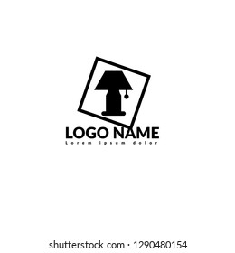 lamp logo concept. Designed for your web site design, logo, app, UI