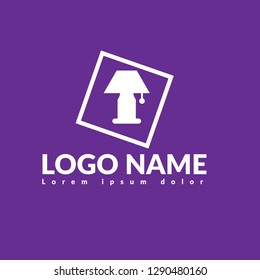 lamp logo concept. Designed for your web site design, logo, app, UI