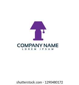 lamp logo concept. Designed for your web site design, logo, app, UI