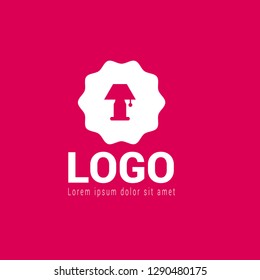 lamp logo concept. Designed for your web site design, logo, app, UI