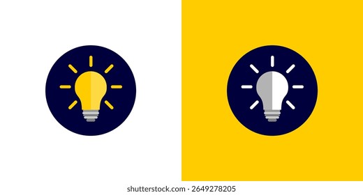 lamp logo icon vector ilustration
