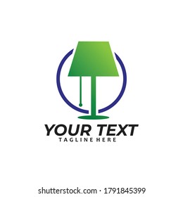 lamp logo icon vector isolated