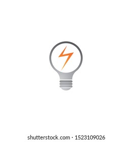 Lamp logo template icon design