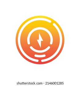 Lamp logo template icon design