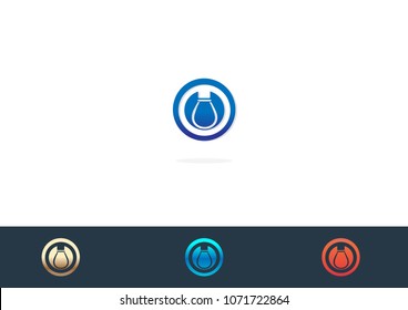 Lamp Logo Template Vector Icon Design