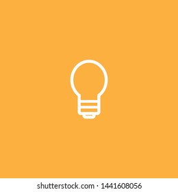 lamp logo vector simple design