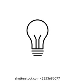 Lamp Modern Thin Icon. Perfect for design, infographics, web sites, apps. 