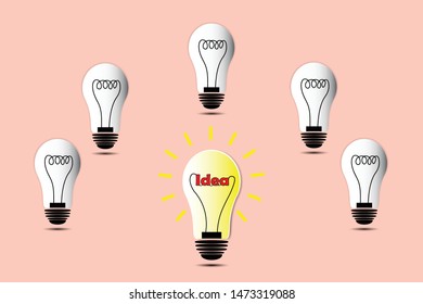 lamp and money, leader chief concept 