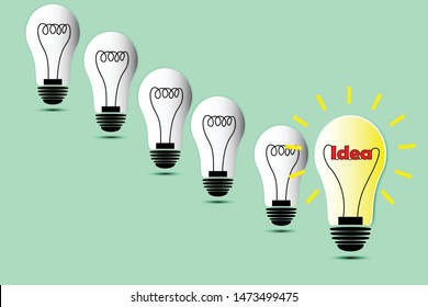 lamp and money, leader chief concept 