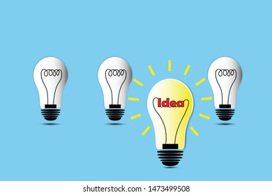 lamp and money, leader chief concept 