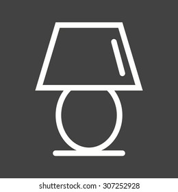 Lamp, night icon vector image.Can also be used for home electronics and appliances. Suitable for mobile apps, web apps and print media.
