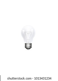 Lamp on white background
