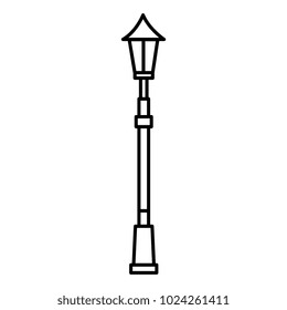 lamp of park icon