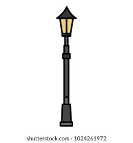 lamp of park icon