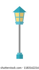 lamp park isolated icon