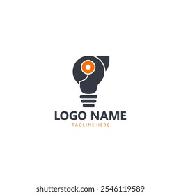 Vector de diseño de logotipo de loro de lámpara