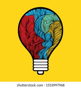 Lamp Pattern full color Vector