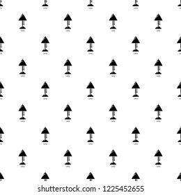 Lamp pattern vector seamless repeating for any web design
