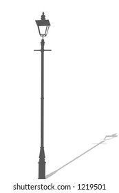 Lamp Post Vector Illustration