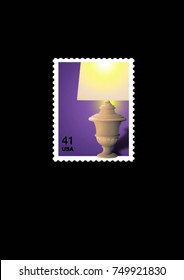 lamp postage