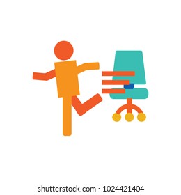 Lamp Run Logo Icon Design