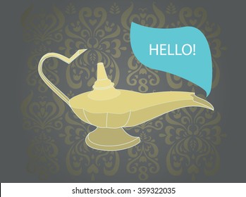lamp says 