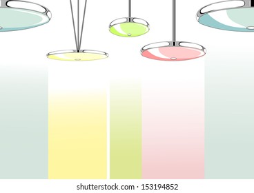  lamp  seamless vector wallpaper. vector illustration
