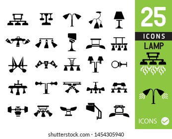 Lamp set (set of 25 Quality icons) Remastered